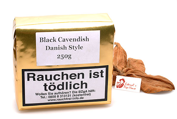 Torben Dansk Black Cavendish Danish Pipe tobacco 250g Economy Pa